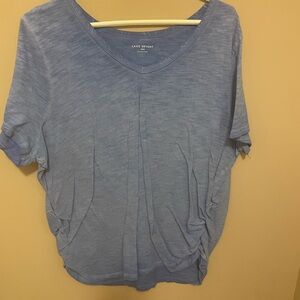Lane Bryant Light Blue Short Sleeve Top